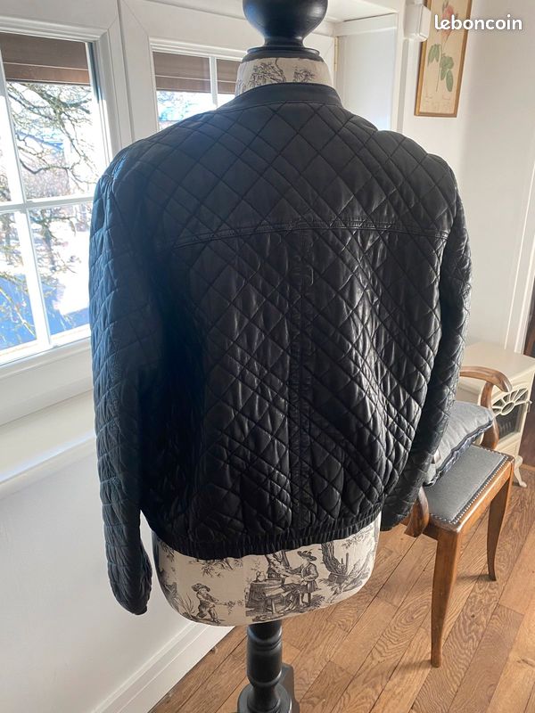 Blouson cuir Ikks (image 2)