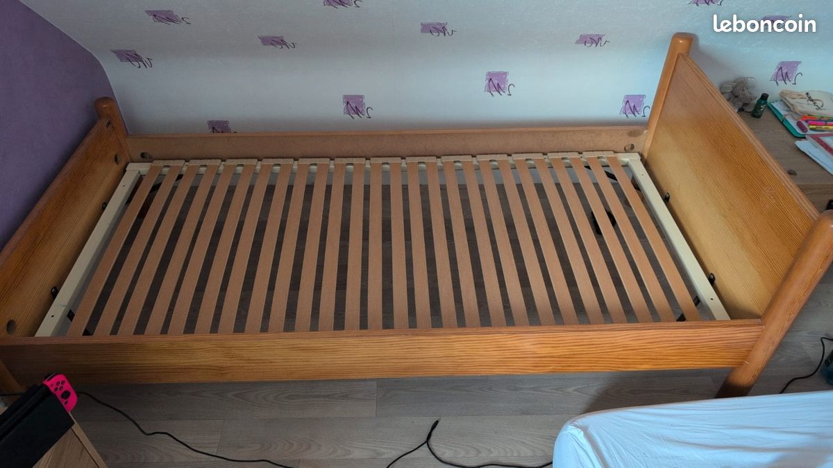 Lit et matelas une personne (image 1)