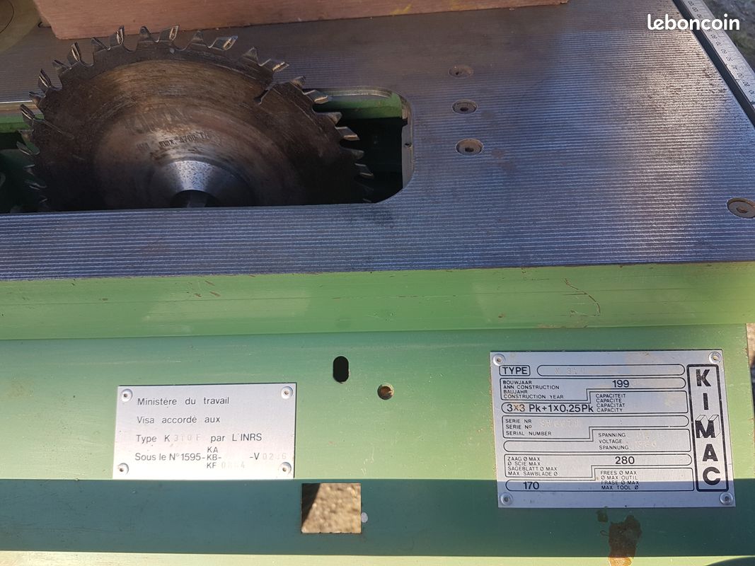 Machine à bois combiné 5 Fonctions KIMAC K310 (image 3)