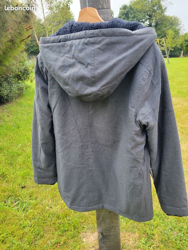 Manteau gris hiver neuf 16 ans (image 2)