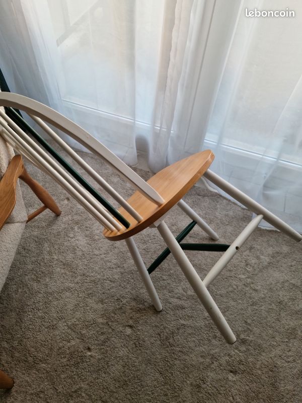 Lot deux chaises type windsor scandinaves (image 3)