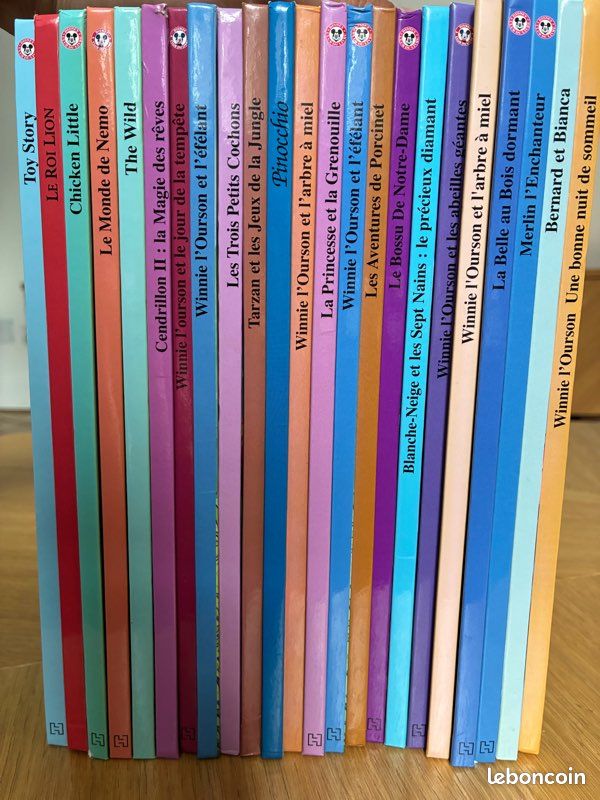 📚 Lot de 23 livres Disney / Disney-Pixar – Collection Disney Club du Livre – Très bon état (image 1)