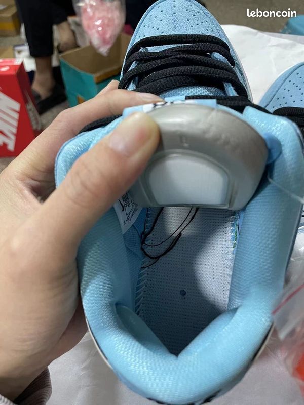 Nike Du/nk SB Pro qs "abstract art" bleu et blanc (image 5)