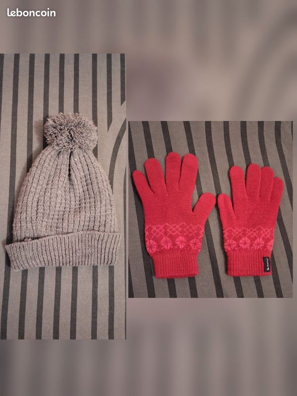 Gants et bonnet d'hiver (image 1)