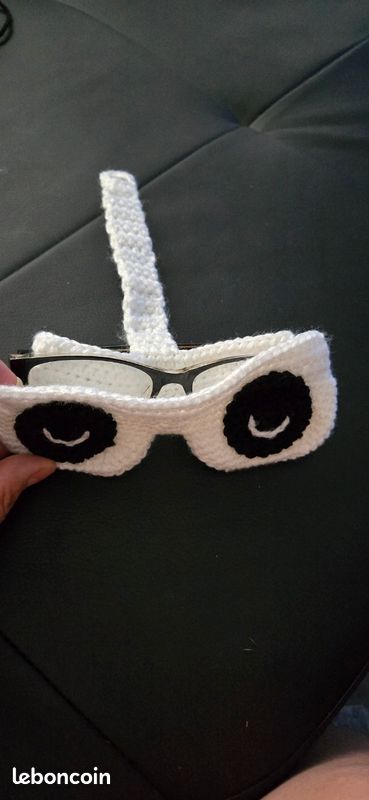 Etui a lunette panda neuf fais main (image 4)