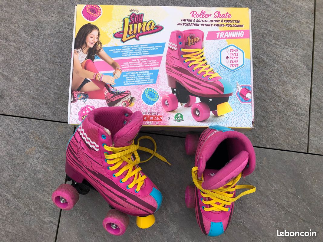 Patin à Roulettes Soy Luna - Taille 34/35 - État Correct D'occasion