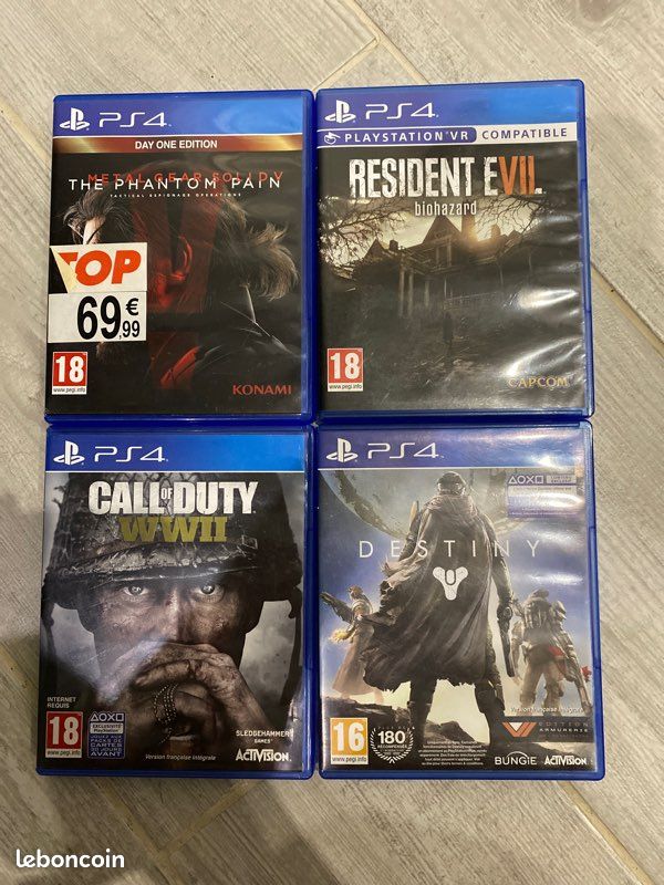 Jeux PS4 (image 1)