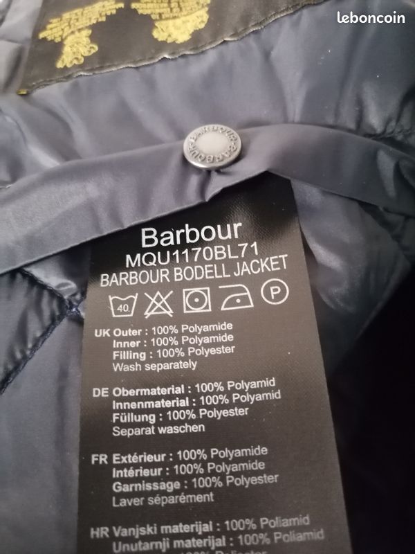 Veste Matelassée Barbour Homme (image 7)