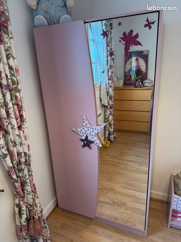 Chambre fille complète "Fée" 4 pièces (image 5)