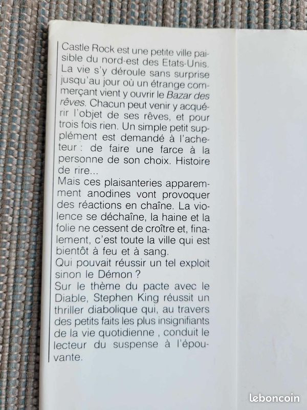 Bazaar Stephen KING - Edition brochée (image 3)
