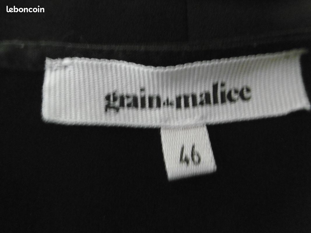 Grain de malice robe noire confort T 46 (image 2)