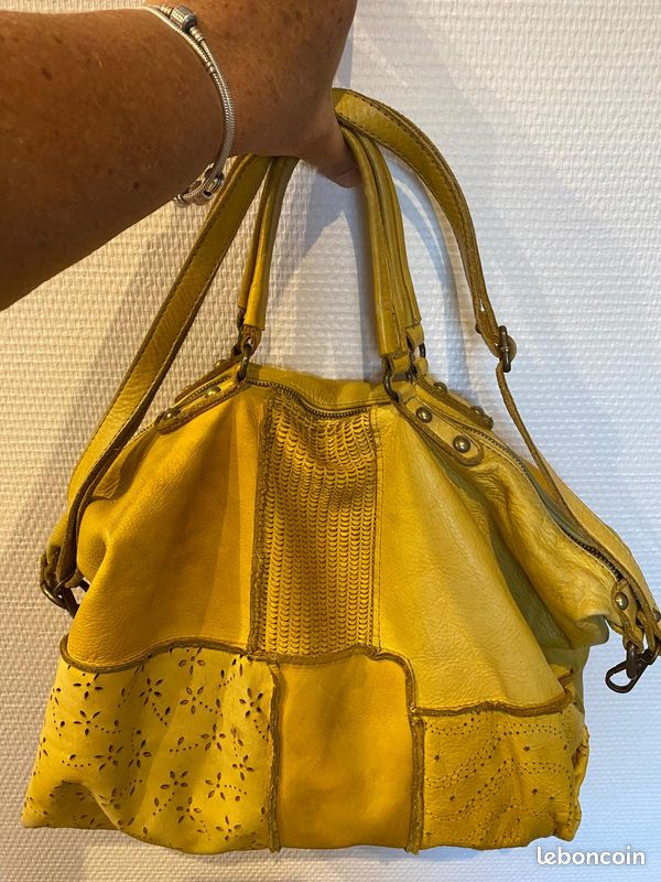 Sac à main MAZELIE, jaune (image 1)