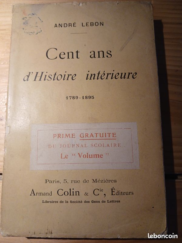 Cent ans d'Histoire Intérieure (image 1)