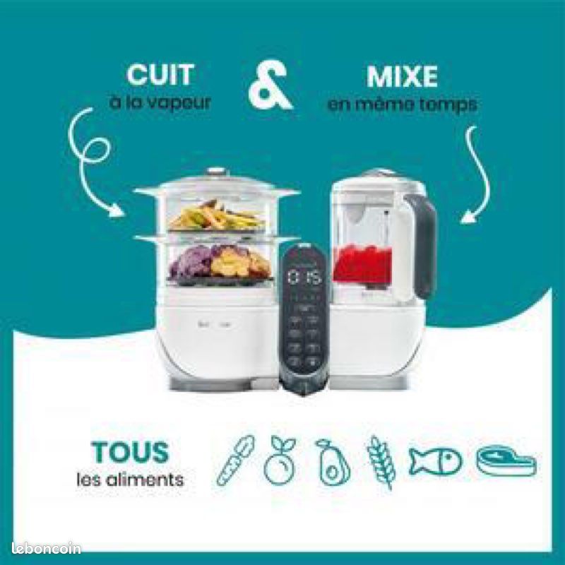 Robot babymoov babycook Multifonctions 6 en 1 - Nutribaby(+) - Blanc (image 6)