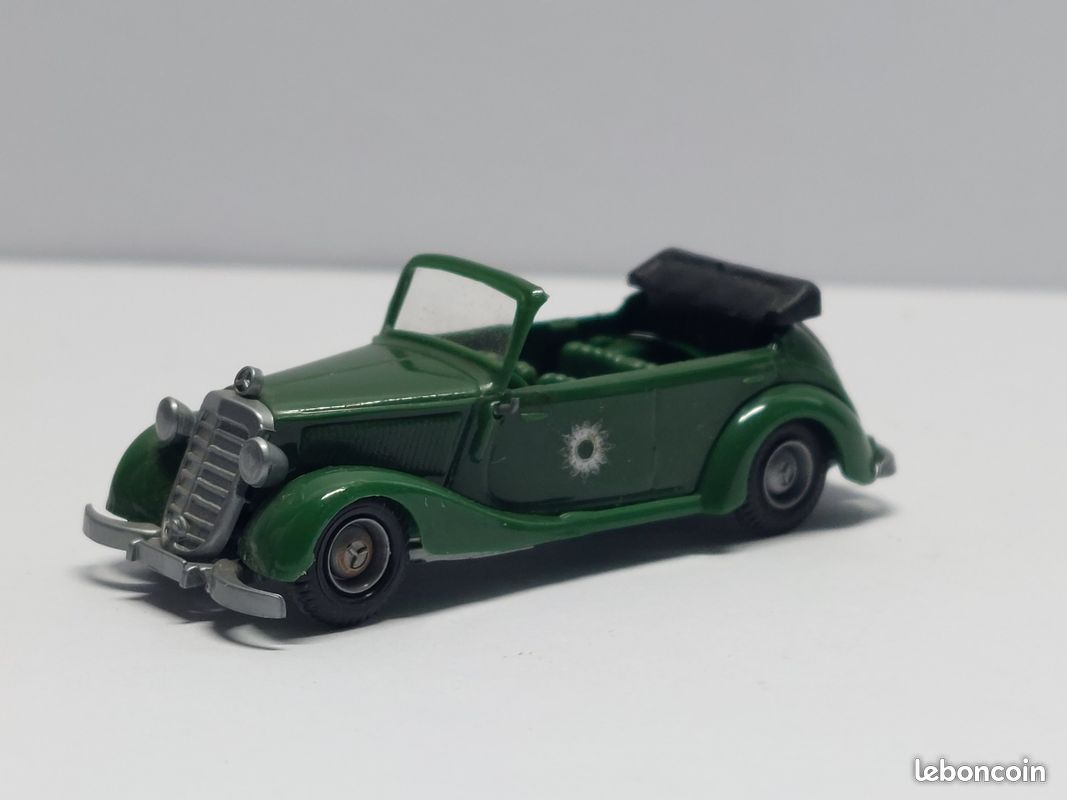 Ho 1/87 busch mercedes 170 cabriolet police allemande 1936 ref 41415 etat neuf boite (image 3)