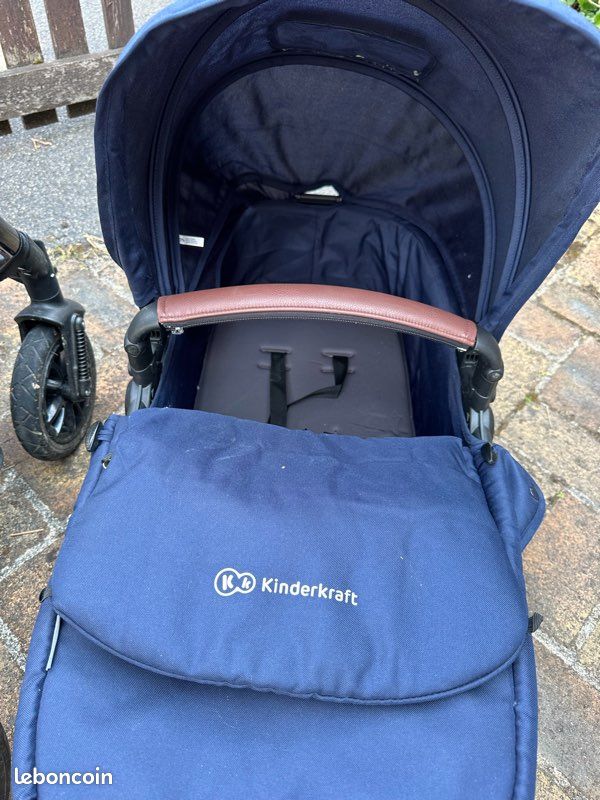 Poussette combinée 3 en 1 Kinderkraft MOOV – Bleu marine (image 13)