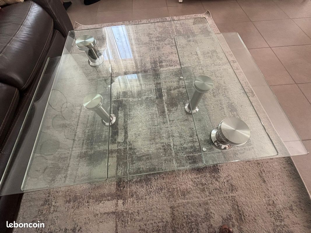 Table basse en verre modulable (image 4)