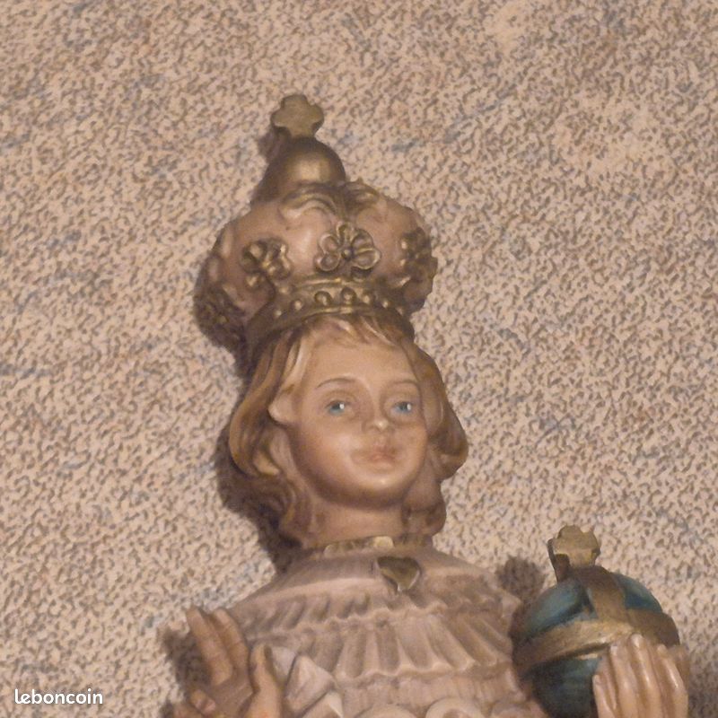 Ancienne statue en platre enfant jésus de prague (image 3)