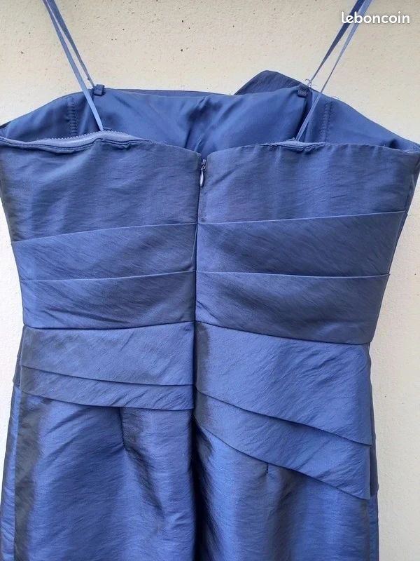 Robe bleu nuit (soirée, fête, cocktail) Taille 38 (image 5)