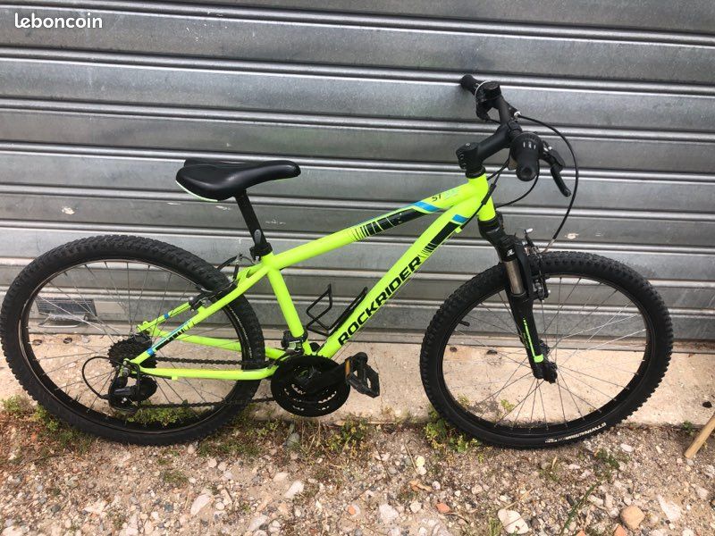 Jaune Fluo Decathlon Rockrider 500 24 Rockrider Fluo Vélo