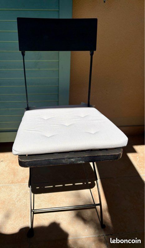 Chaises en fer forgé x6 (image 1)