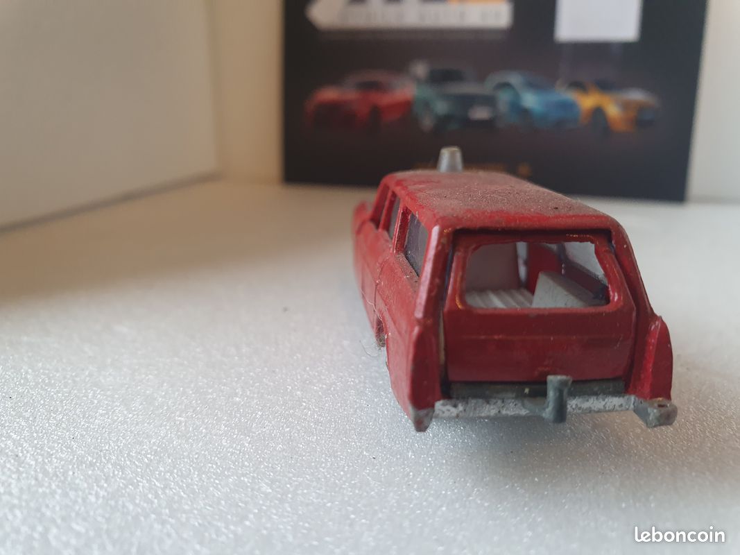 Majorette Peugeot 404 Break N°116 + Caravane N°15 Lovely - Boîte D'origine - Occasion France