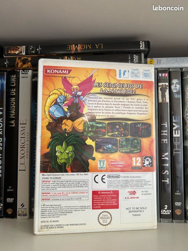 Konami Gormiti Les Seigneurs de la Nature jeu wii (image 2)