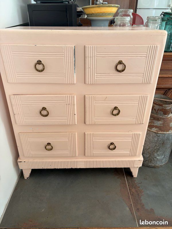 Commode 6 tiroirs ( style Art déco) (image 4)