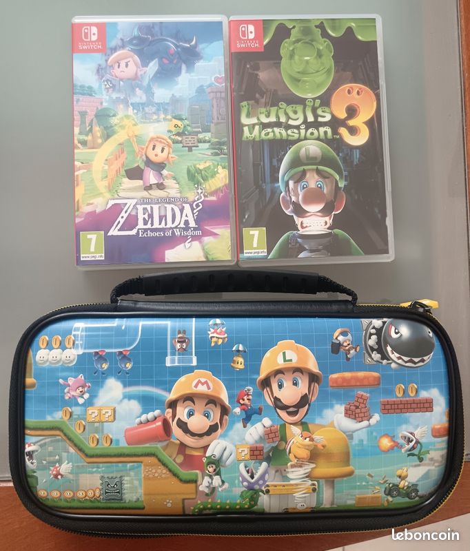 Nintendo Switch Oled + Zelda + Luigi (image 2)