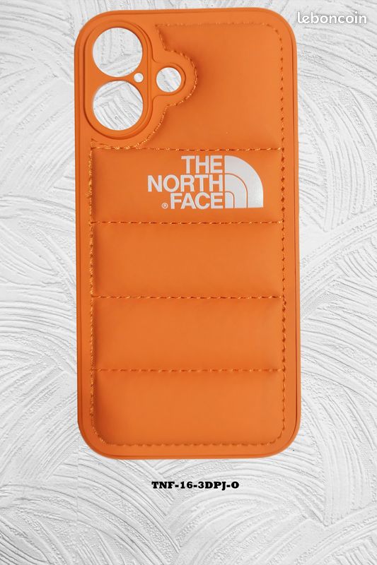 The North Face Puffer Jacket Coque Orange pour Apple Iphone 16
