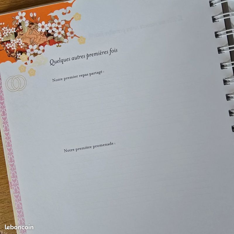 Cahier / livre de couple / "notre histoire d'amour" à compléter (image 4)