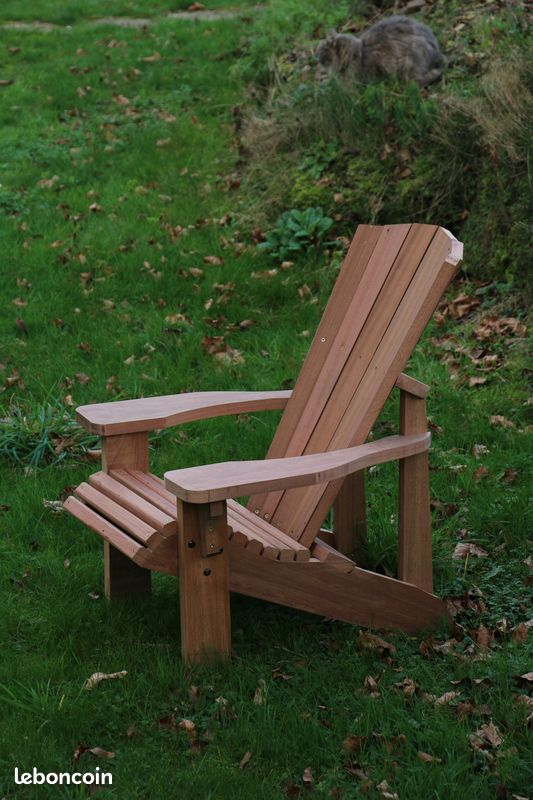FAUTEUIL CANADIEN TERRASSE dit ADIRONDACK pour ENFANT (image 7)