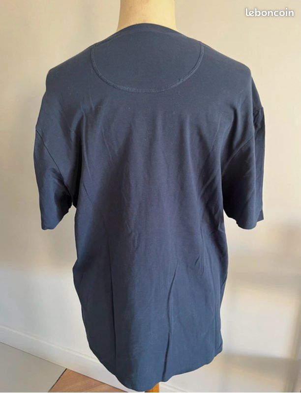 T-shirt homme bleu marine T-XL neuf (image 3)