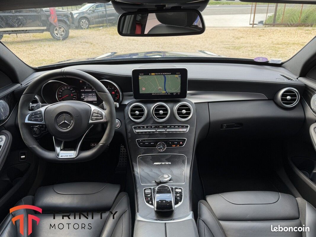 Mercedes Classe C C63 S AMG 510CH + PACK CARBONE + RÉVISION DES 50000KM EFFECTUÉE + SUIVI COMPLET... (image 14)