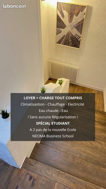 Appartement 1 pièce 31 m² · à Reims · 31 m² · 515 €/mois