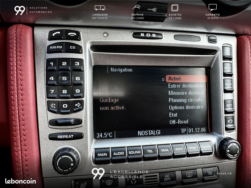 Porsche boxster porsche rs 60 spyder 3.4l 303ch bose echappement sport pcm livraison reprise (image 36)