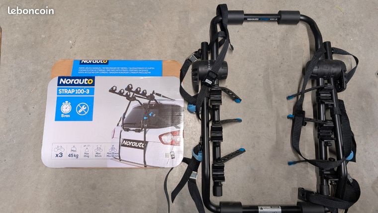 Norauto Strap 100 Support Velo Norauto Porte-vélo De Coffre