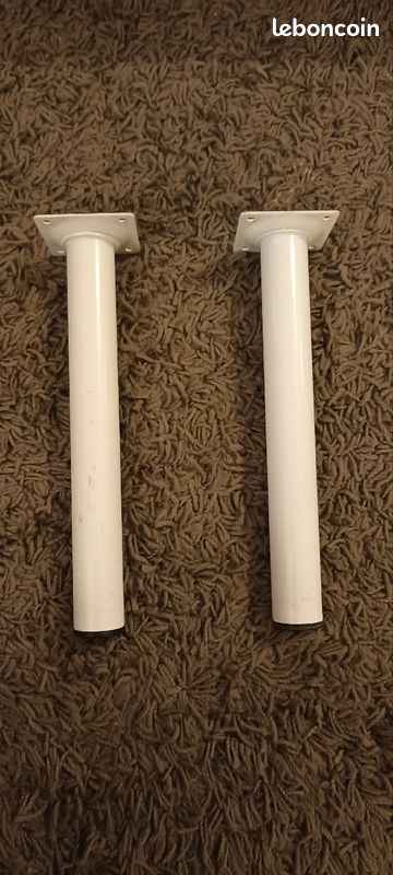 Pieds de meuble blanc 25cm (image 1)