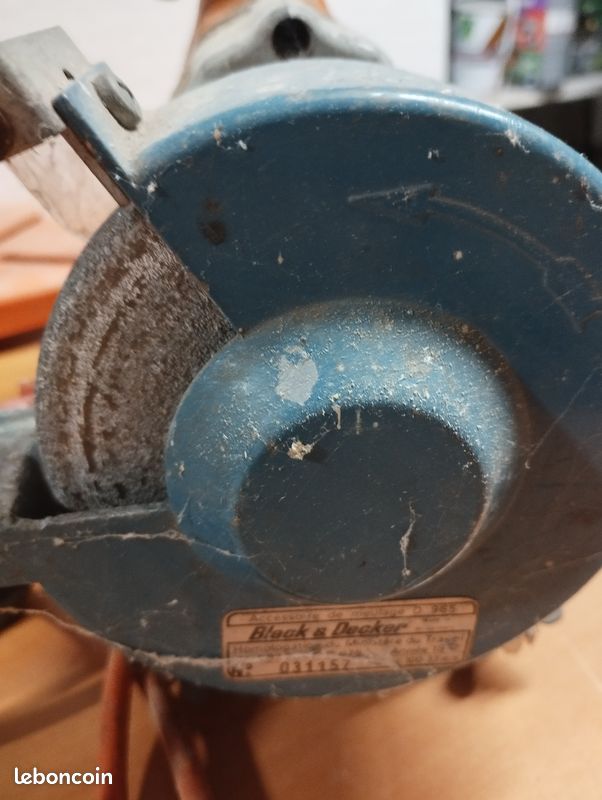 Lot Outillage Vintage Black & Decker + Support Wolfcraft - FONCTIONNEL (image 4)
