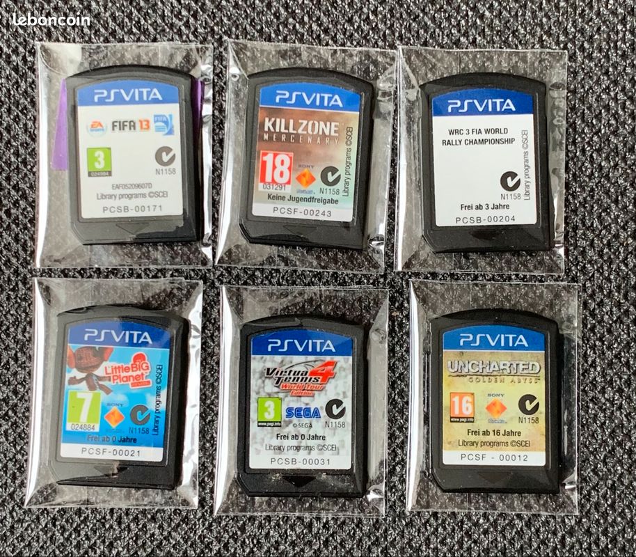 Jeux PS Vita à l’unité ou en lot (image 1)