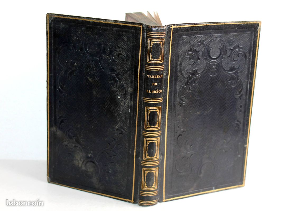 TABLEAU DE LA GRECE ANCIENNE ET MODERNE par J. DE MARLES - 5e EDITION 1850 MAME / ANCIEN LIVRE (image 1)