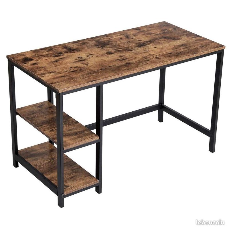 Bureau métal et bois (image 1)