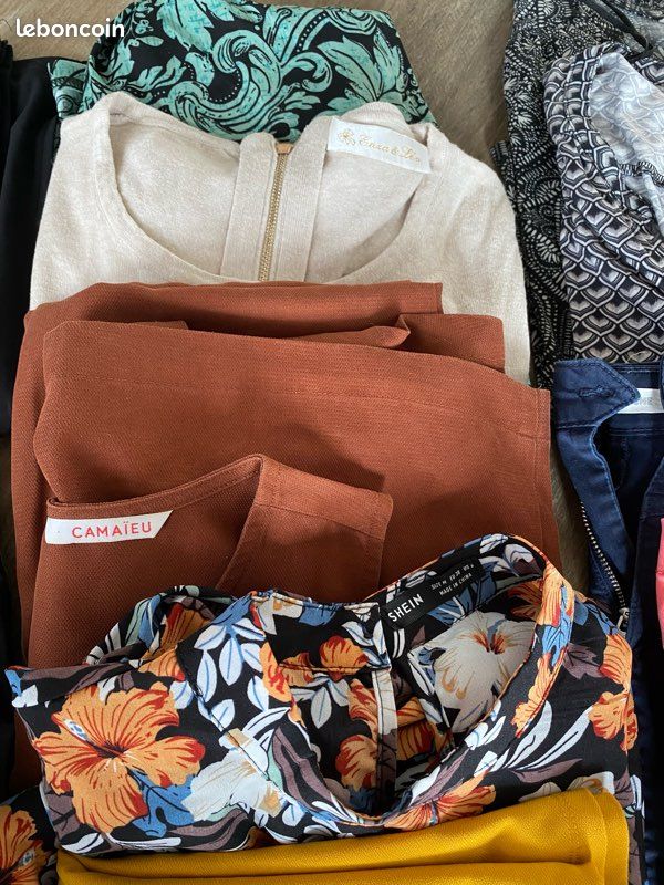 Lot De Vêtements Femme Taille 38 – Multicolore – Occasion Très Bon état