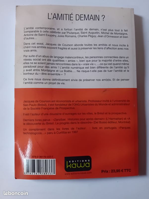 Livre "L'amitié demain ?" (image 2)