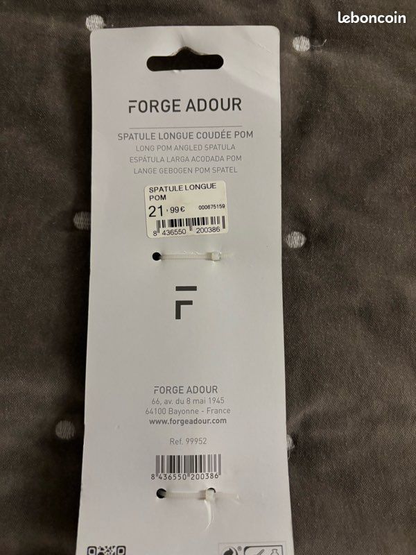 Spatule coudée Forge Adour neuve (image 3)