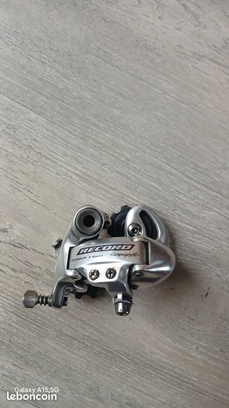 CAMPAGNOLO RECORD TITANIUM Rear Derailleur Mech 9 Speed Vintage RETRO EUR 102,85 - FR