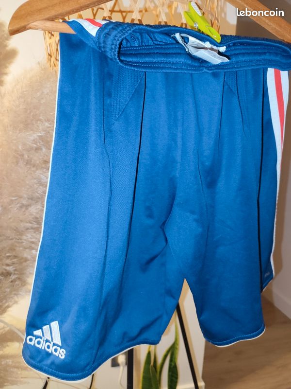 Short de football rétro domicile enfant Equipe de France 2010-2011 3701341437766