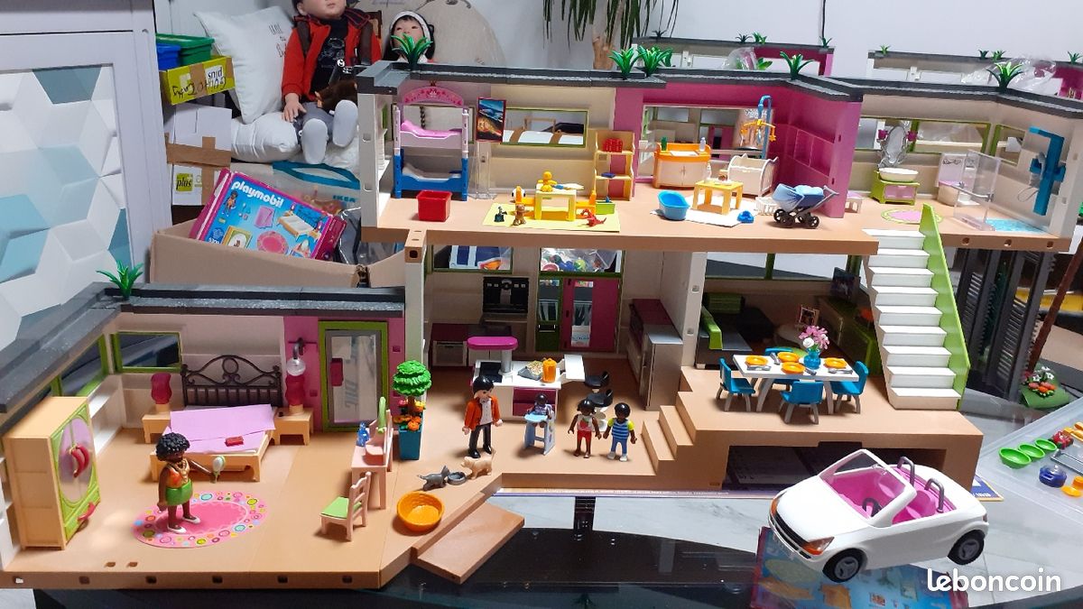 Maison playmobil avec agrandissements (image 5)