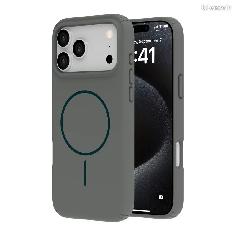 Lot de coque transparente MagSafe pour iPhone 16 Plus avec protection d