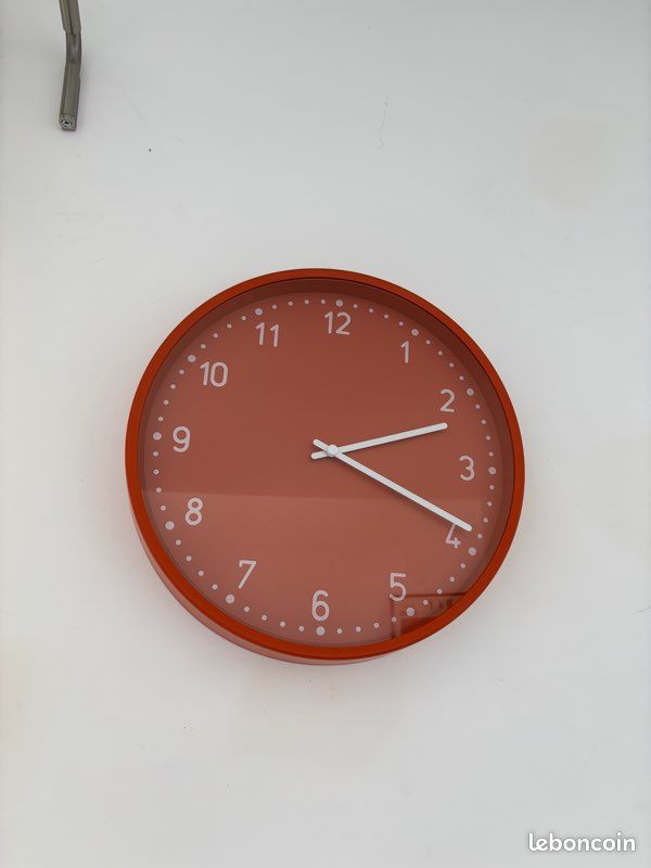 Horloge murale IKEA BONDIS orange 38cm (image 3)